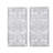 Botanical 2 Wall Decor - Distressed Lotus White Wash Entryway Wood