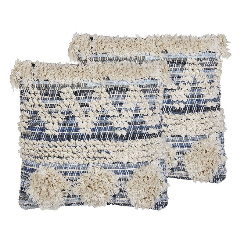 Jenecke Geometric Square Cushion