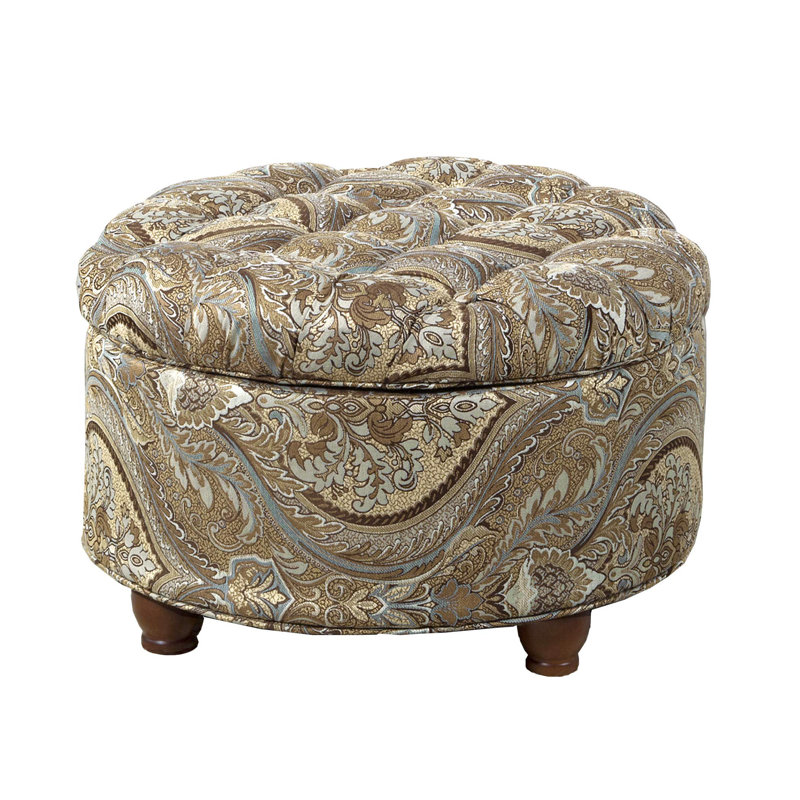 Colma Velvet Ottoman