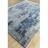 Contemporary One-of-a-Kind Rectangle 8'1" X 10'1" Hand Knotted Area Rug