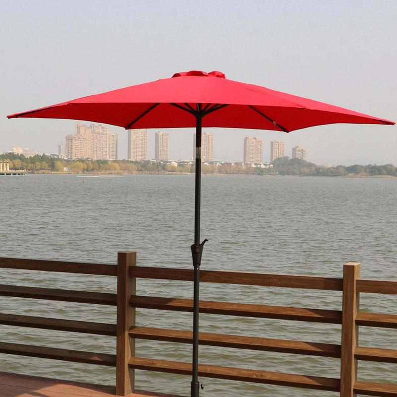 Parasol avec sac de transport, Rouge