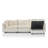 113'' Upholstered L-Shape Sectional Cloud Couch With Storage Ottoman-1307715042