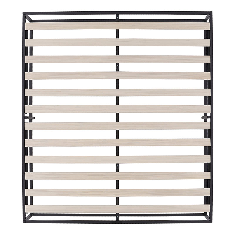 Dekker Metal Bed Frame - 25 cm High, Single (3'), Black