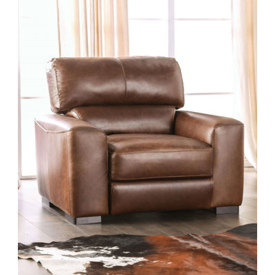 Chaise transitionnelle l 43 po, cognac