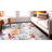 Mizpah Abstract Area Rug in Gray/Orange/Ivory-65152599