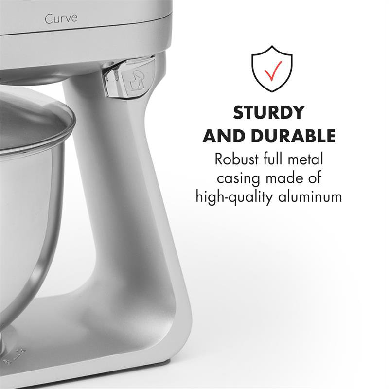 Curve 5-Speed 5 L Stand Mixer, Silver