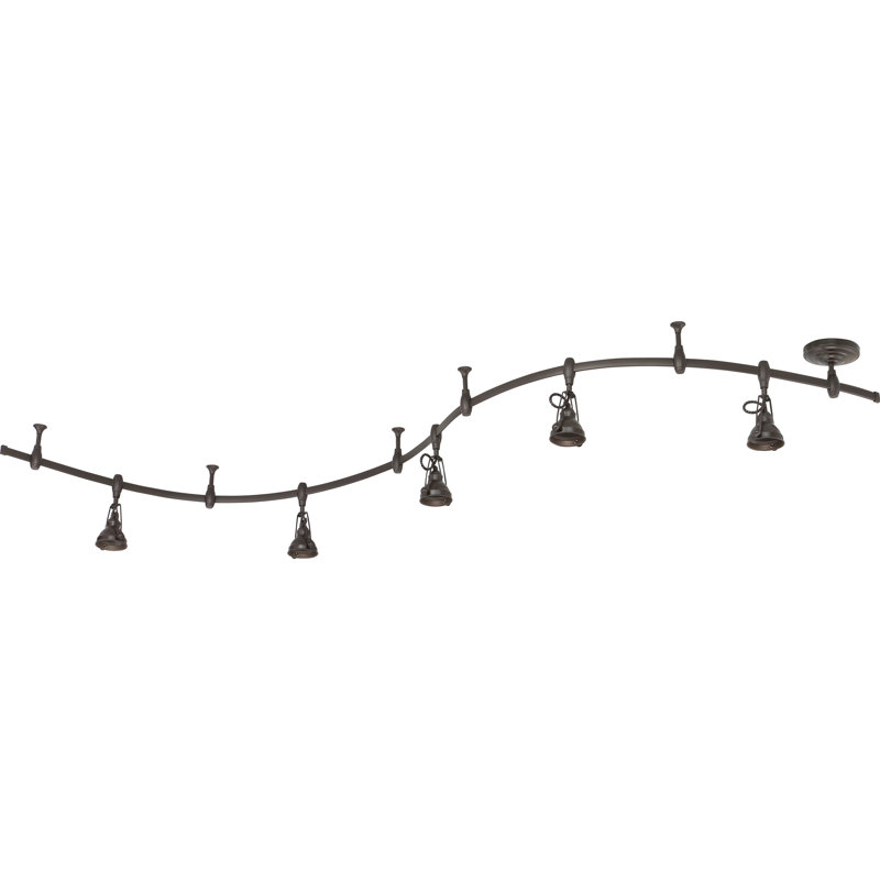 Centerstage 108'' Fixed Track Track Kit with Adjustable Head, Western Bronze