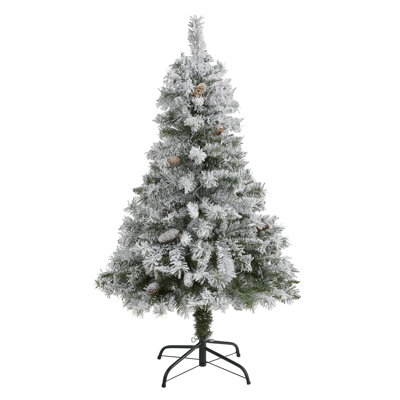 Arbre de Noël artificiel pin floqué