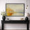«Golden Mist», art de paysage abstrait, images de salon, impression sur toile encadrée.