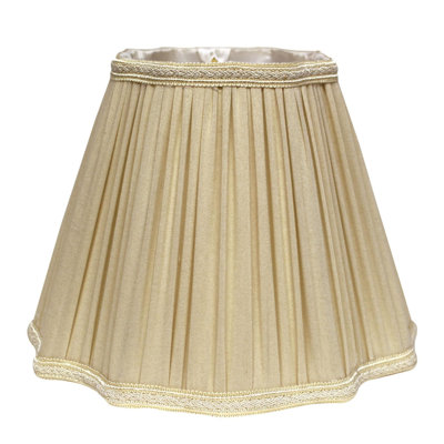 Taupe Shantung Silk Square Lamp Shade