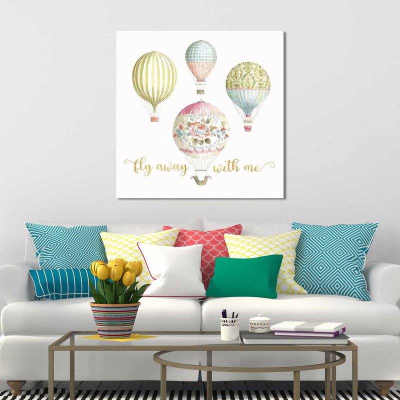 «Beautiful Romance XXII», reproduction d'aquarelle sur toile, H 18 po x l 18 po x P 1 po, Toile tendue