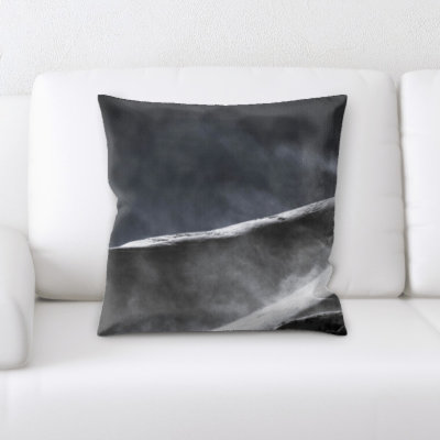 Microsuede Reversible Throw Pillow
