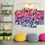 «Love Graffiti», reproduction sur toile-92833329