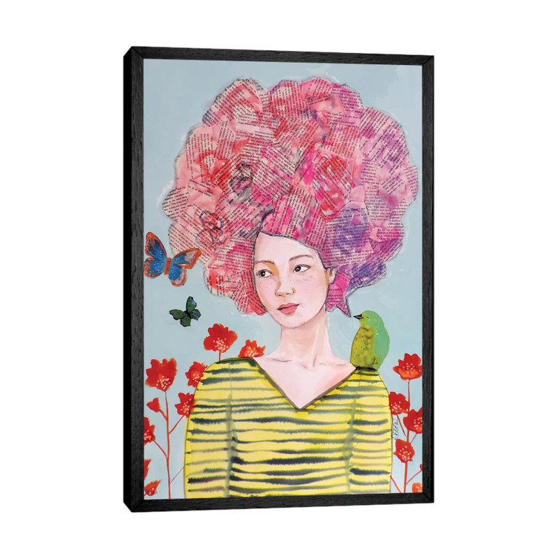 Histoires Dèenfance by Sylvie Demers - Gallery-Wrapped Canvas Giclée on Canvas, 101.6 cm H x 66.04 cm W, Black Framed