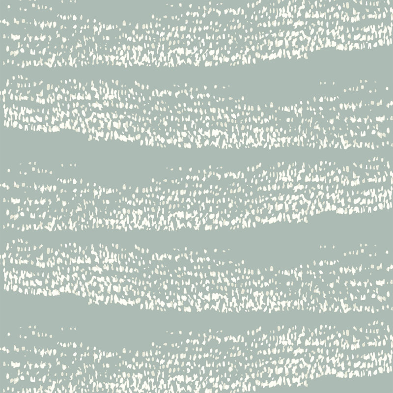 Carreau de papier peint L 10 pi x l 24 po Revel Reflections, Bleu cendré, Non encollé, Paper