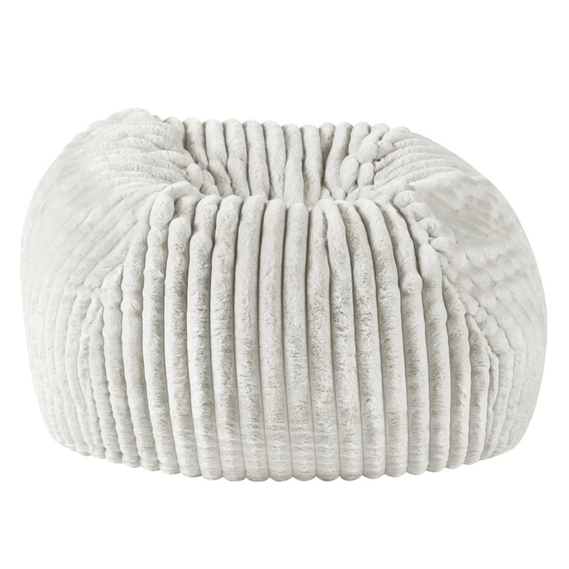 MORO POUF, Bean Bag, Gray Polyester