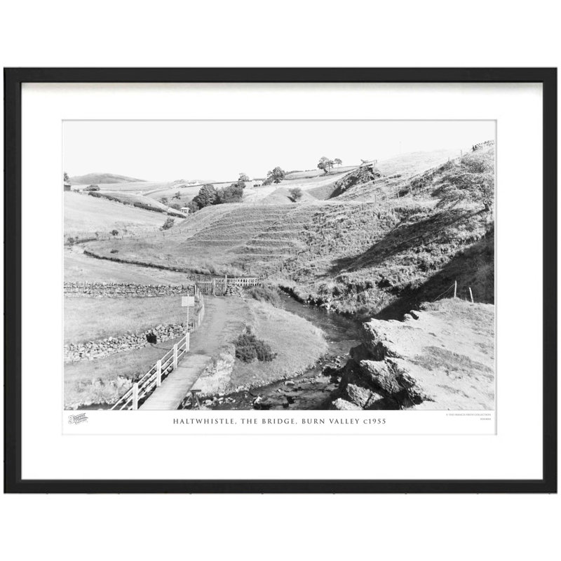 Haltwhistle, The Bridge, Burn Valley C1955 - Single Picture Frame Print, 45cm H x 60cm W x 2.3cm D