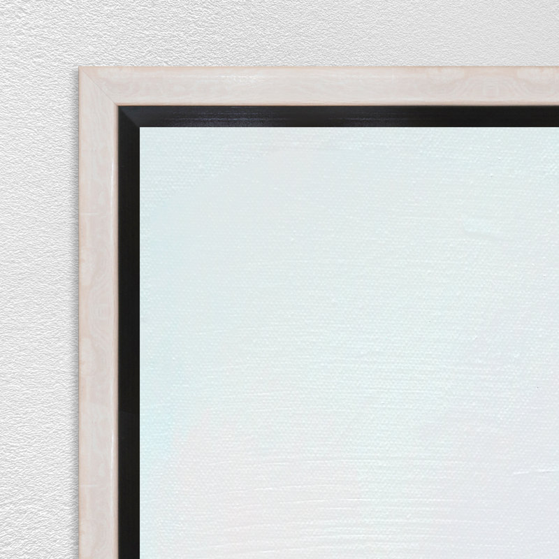 Wine Country in June, No, White Floater Frame Canvas
