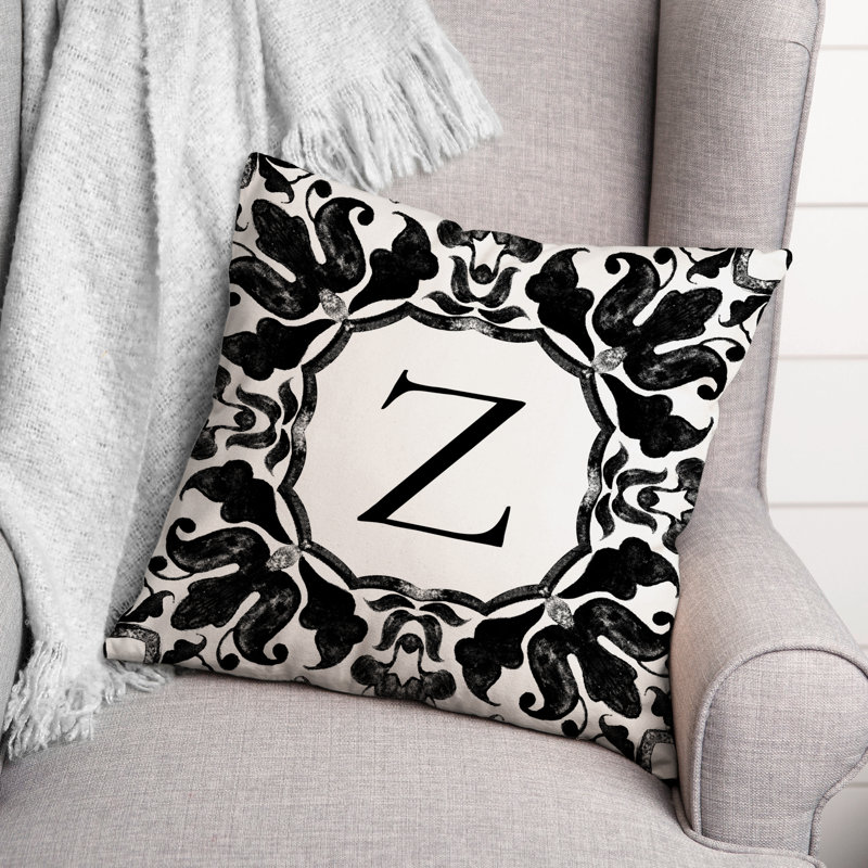  Housse et insert de coussin carré extérieur P Monogram, Z