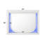 Miroir blanc perle