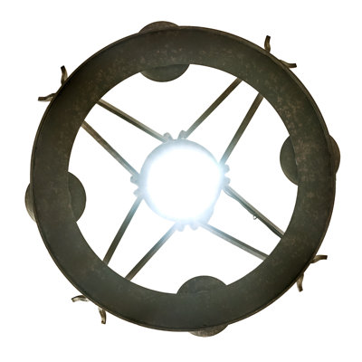 Adrianna 4 - Light Wagon Wheel Chandelier