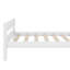 Structure de lit simple en bois avec tête et pied de lit inclus-1128182148