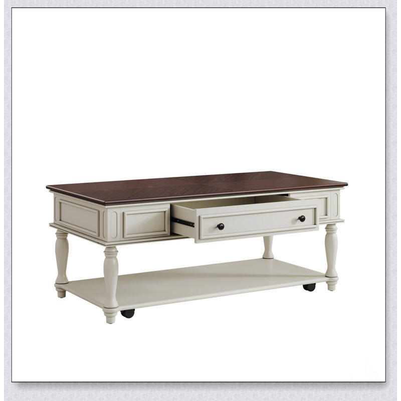 Table basse Farmhouse, Noyer