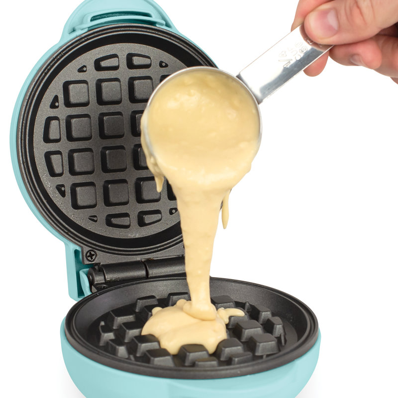 Nostalgia MyMini Personal Electric Waffle Maker, Hash browns, French Toast, Grilled Cheese, Quesadilla, Brownies, Cookies