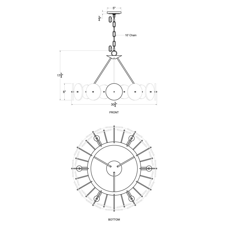 6 - Light Chandelier