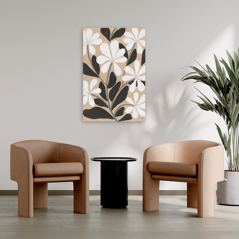 Bonheur botanique minimaliste et bohémien IV, H 36 po x l 24 po