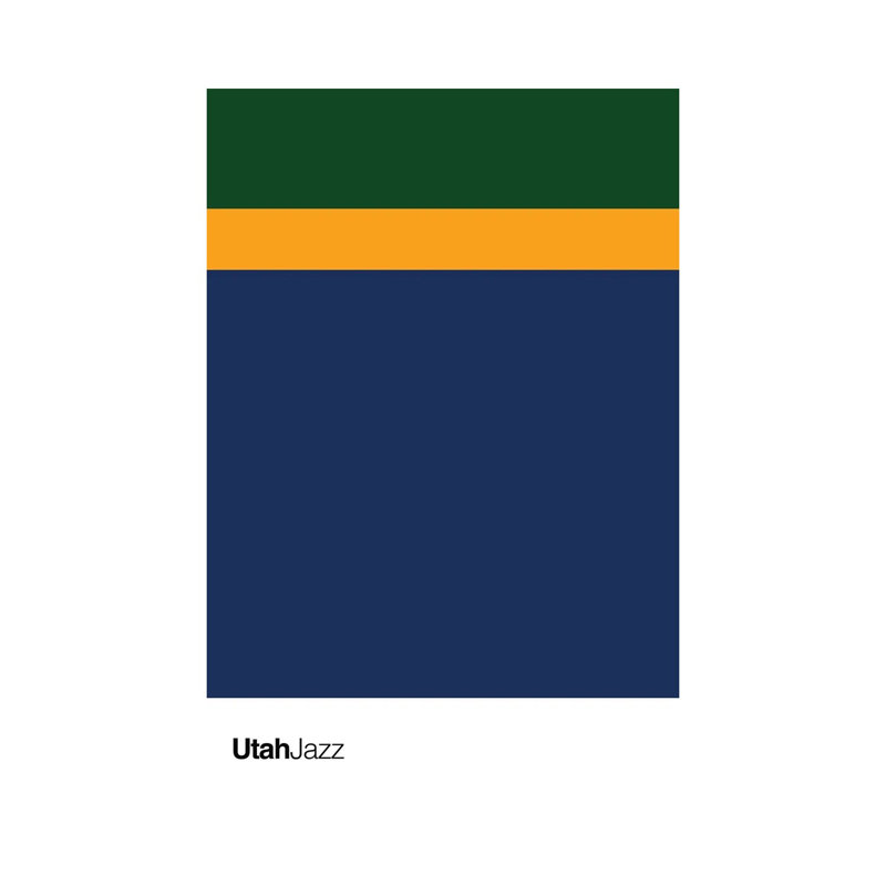 Utah Jazz Basketball by Avesix - Wrapped Canvas Print, 66.04 cm H x 45.72 cm W