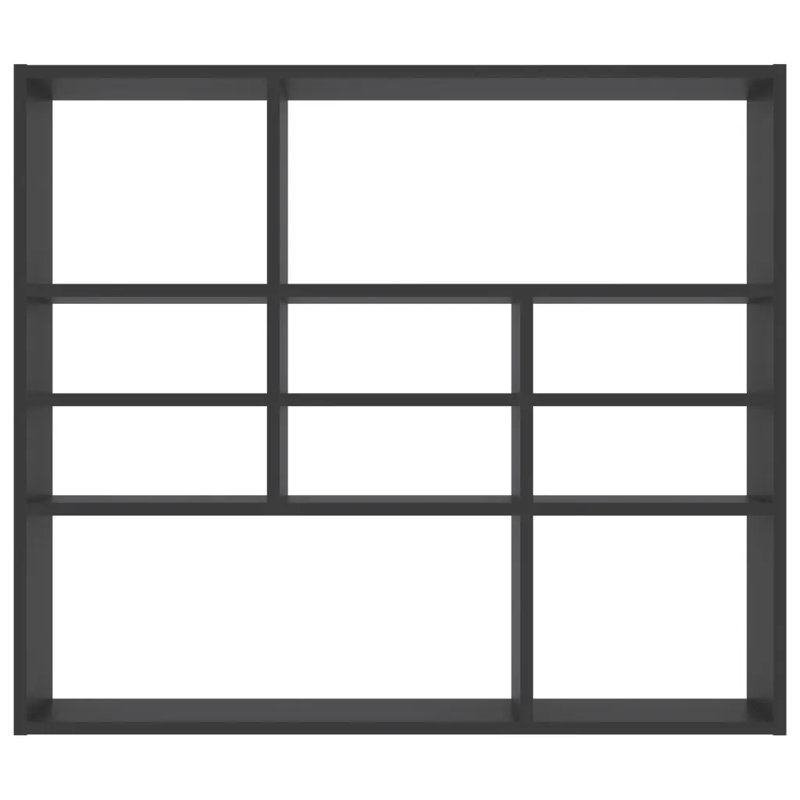 Ramus 10 Piece Wood Accent Shelf, Grey