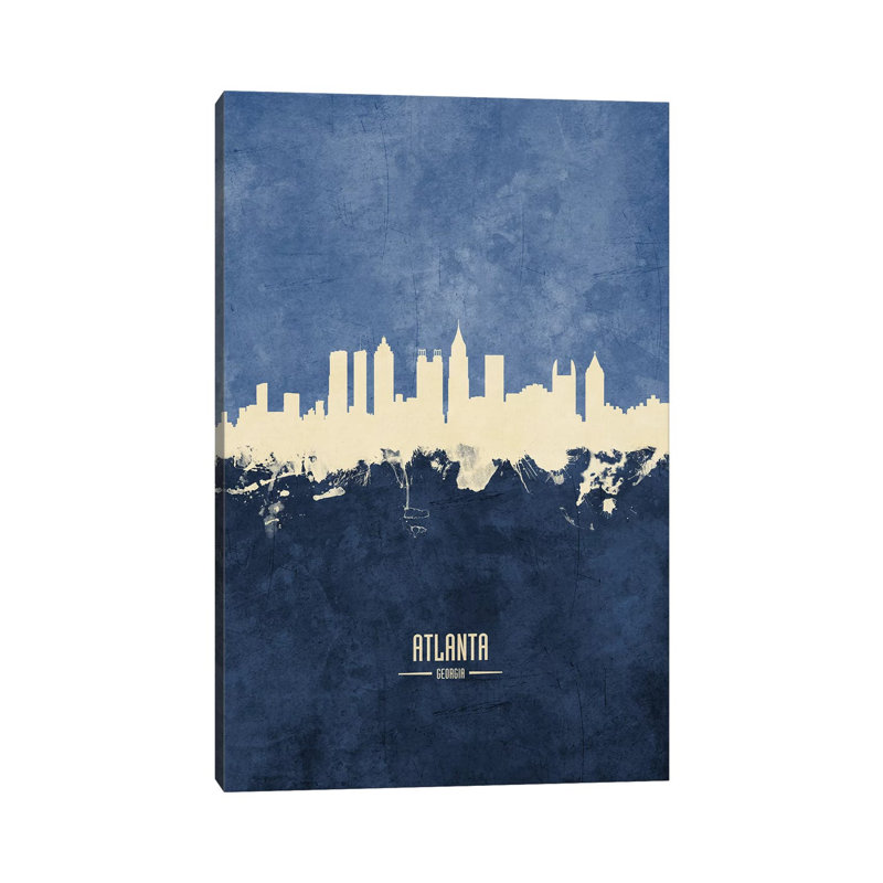 1 Piece Wrapped Canvas Wall Art, 152.5 cm H x 101.5 cm W, Blue/Beige