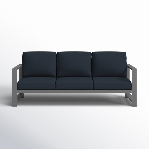 Dulcie 80'' Metal Outdoor Sofa with Sunbrella Cushions & Reviews ...