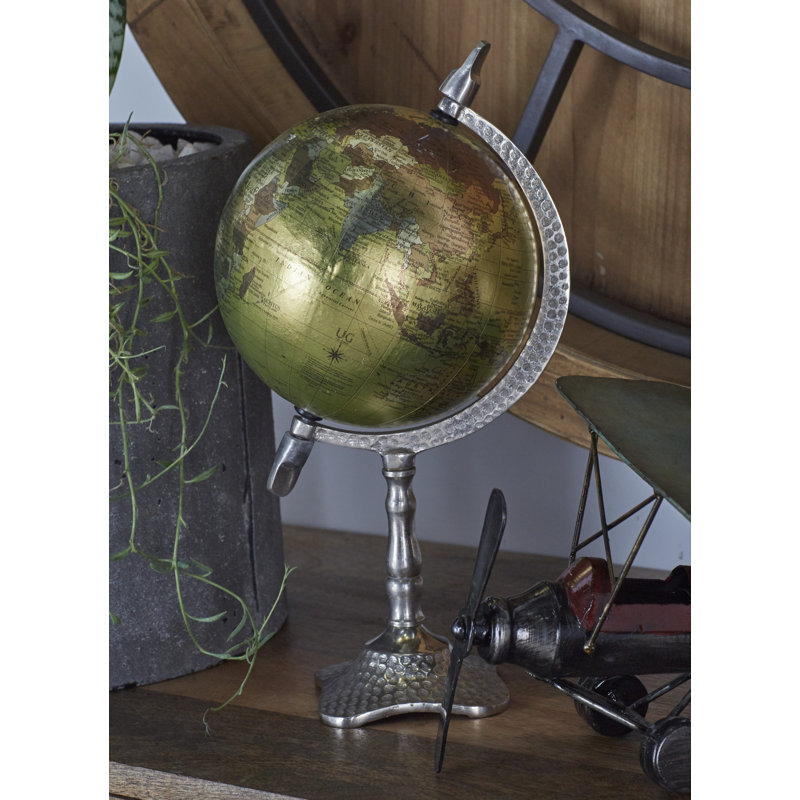 Globe terrestre en pvc d’aluminium