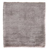 Modern Hand-Loomed Art Silk Rose Area Rug