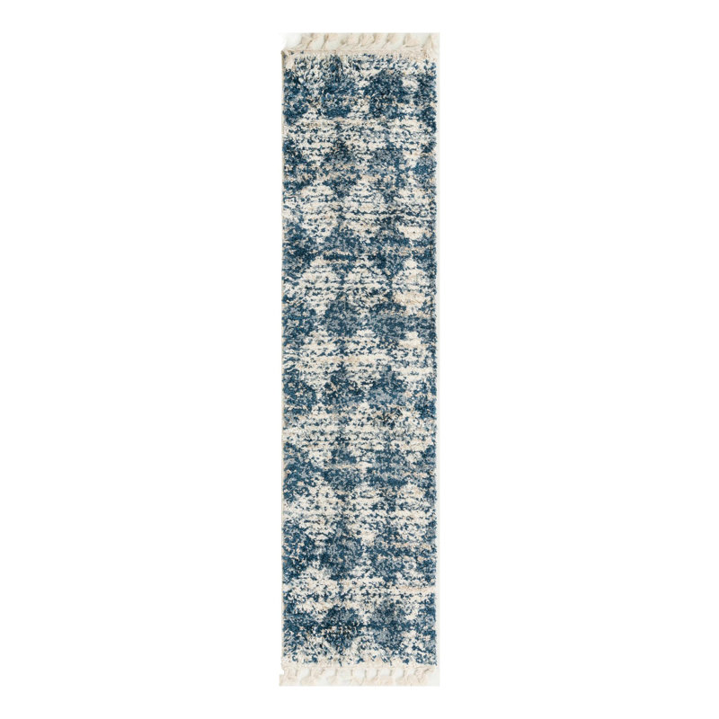 Serenity Shag Geometric Indoor Rug, Runner 2' x 8'