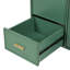 Meuble-lavabo 24 po avec lavabo, armoire de salle de bain avec tablette de porte, tiroir profond, panier coulissant à 2 niveaux, structure en bois massif et panneau de fibres à densité moyenne, un paquet, vert