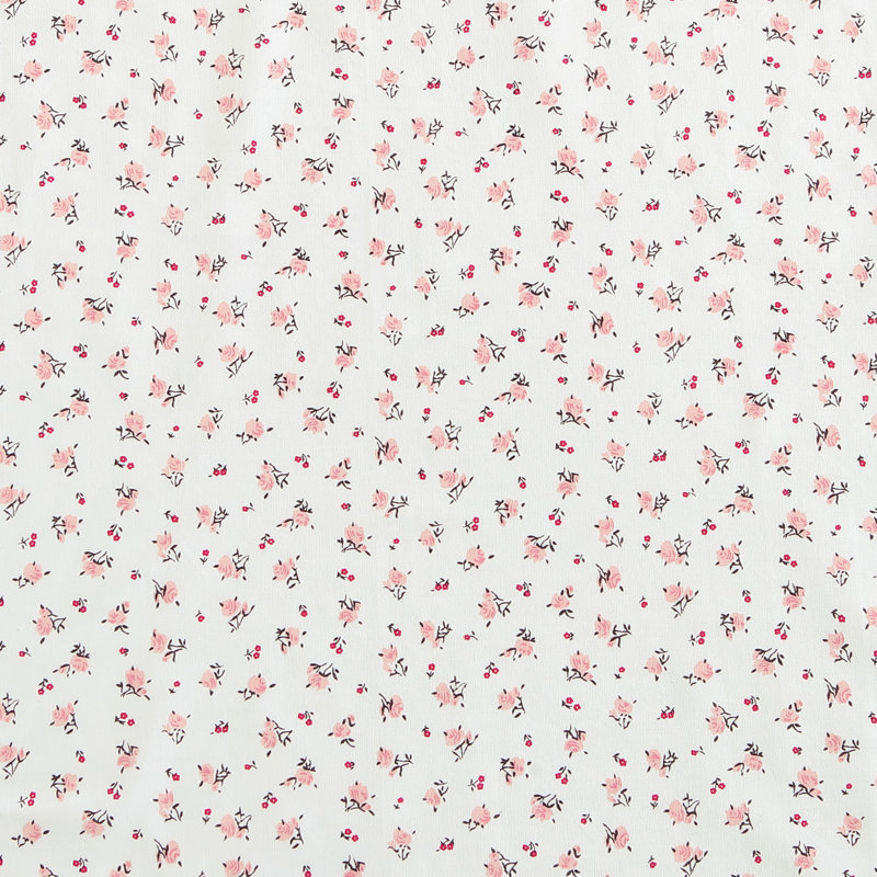 Ensemble de draps en coton percale Betsey Johnson, Ensemble de draps pour grand lit + un drap-housse , Baby Buds Pink