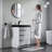 Siefert 24'' Single Bathroom Vanity with Resin Top-1302032242