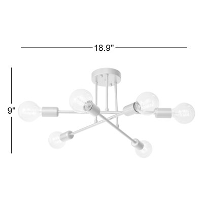 Jacobson Semi Flush Mount