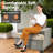 Wahkon Wicker/rattan 5 - Person Wicker Sectional Seating Group with Lighted Coffee Table, Modern Modular Outdoor Conversation Set with Cushions-665485319