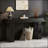 Long Farmhouse Black Console Table - 63 Inch Sofa Entryway Table For Living Room Or Hallway Decor | Gift Idea-1284645698