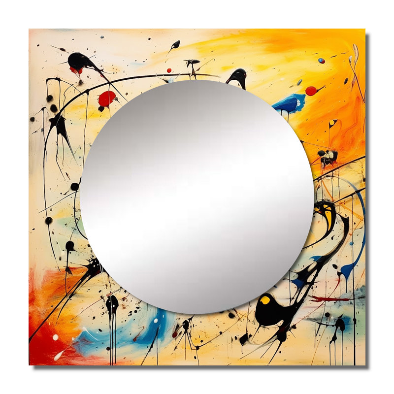 Miroir mural Meinou, 23 po x 23 po