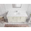 Meuble-lavabo simple 60 po avec comptoir en quartz Aberdeen
