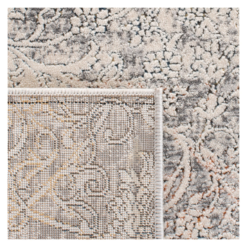 Willena Performance Floral Rug, Square 5'3"