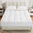 Mattress Topper With 8-21" Deep Pocket 3" Thick Cooling Mattress Pad Cover-1868548452