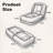 Upholstered Foldable Lazy Sofa Bed (Grey)-645626824