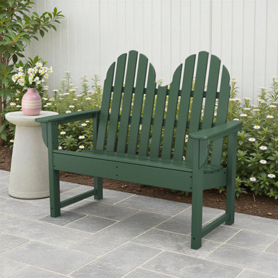 POLYWOOD x Sol 72 Traditional 48" Adirondack Bench by Sol 72 Outdoor
