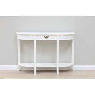 White Console Table